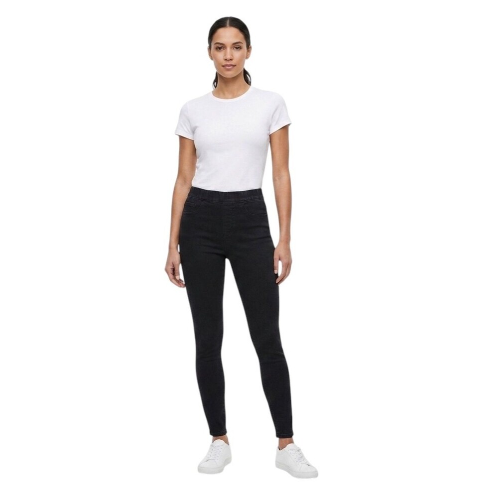 SPANX Women's Black Jean-ish Ankle Legging Pants Style 20018R